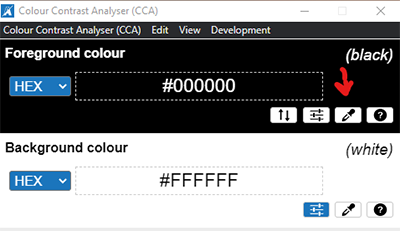 download colour contrast analyser