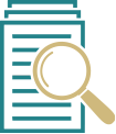 Document with magnifying glass icon