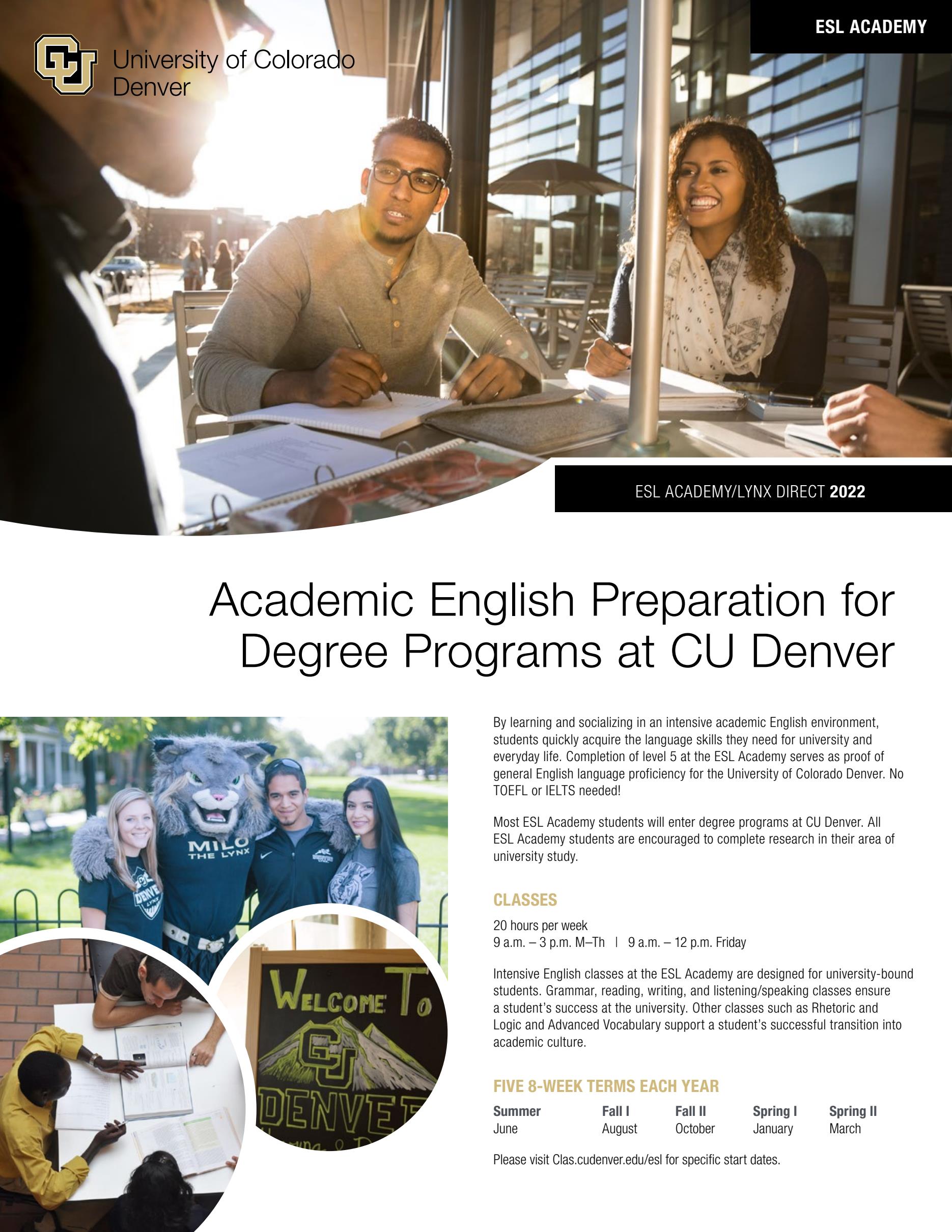 ESL Academy (Lynx Direct Pathway Program) Brochure