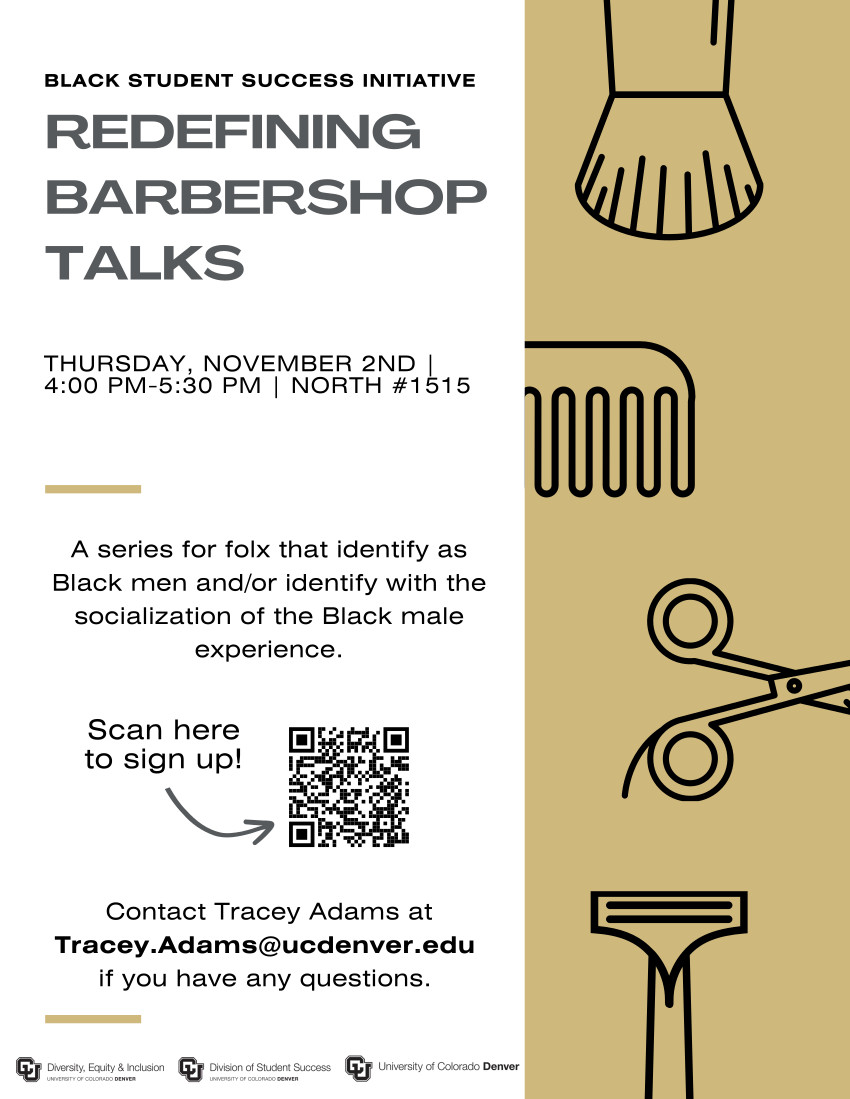 Barbershop Talk Series, The Student Success Center