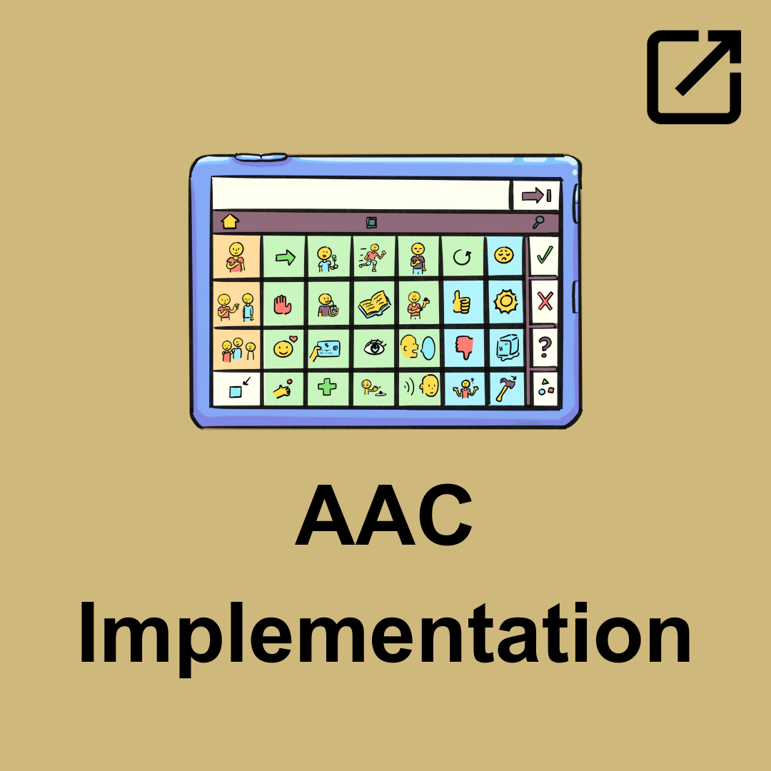 Link to AAC Implementation EBP document (opens in a new tab)